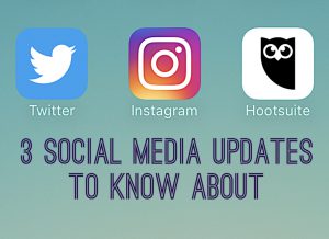 3 Social Media Updates