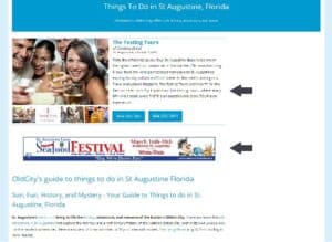 A photo of advertising ideas on OldCity.com