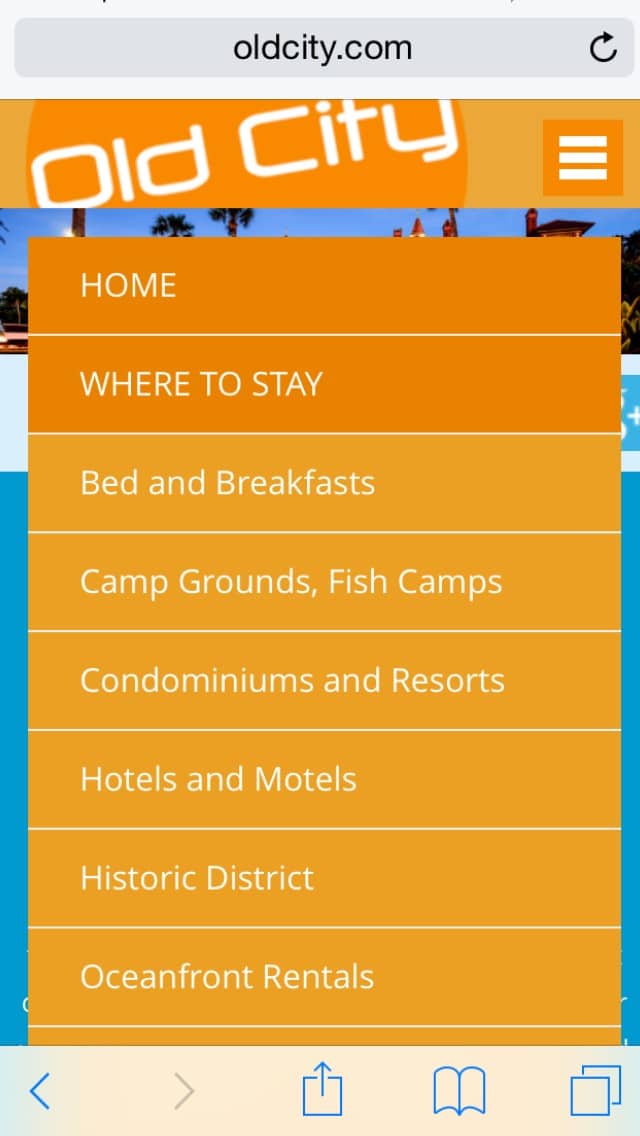 oldcity.com-mobile-responsive-website Image is a screenshot of OldCity.com's mobile responsive design.