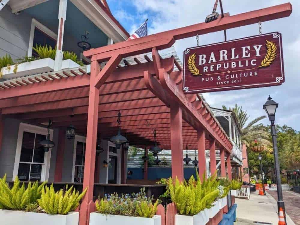 Barley Republic Restaurant in St. Augustine, FL