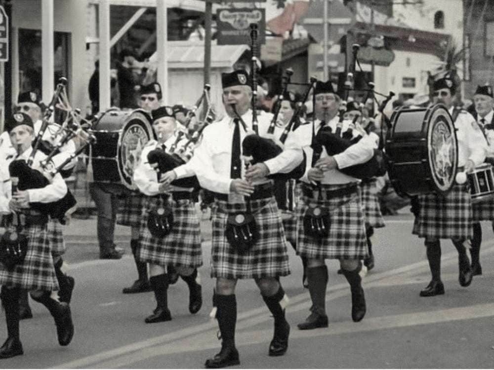 St. Patrick's Day Parade through the streets of St. Augustine, FL